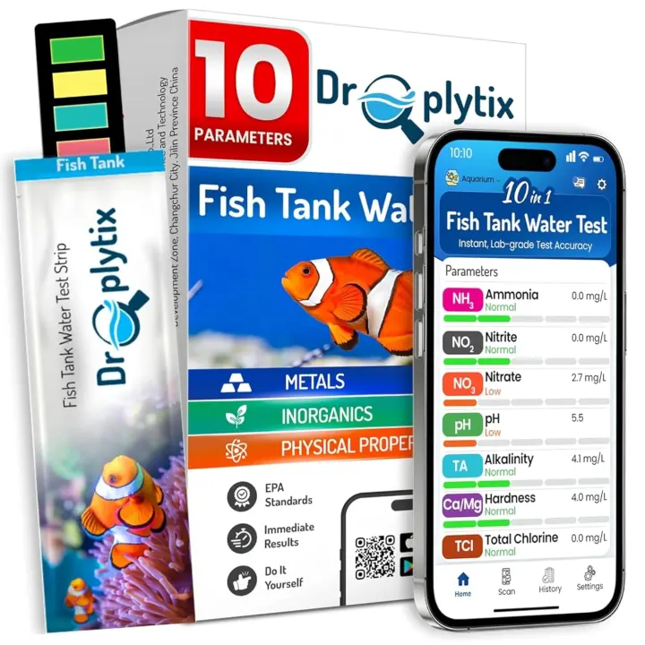 App-Connected 10-in-1 Digital Aquarium Water Test Kit